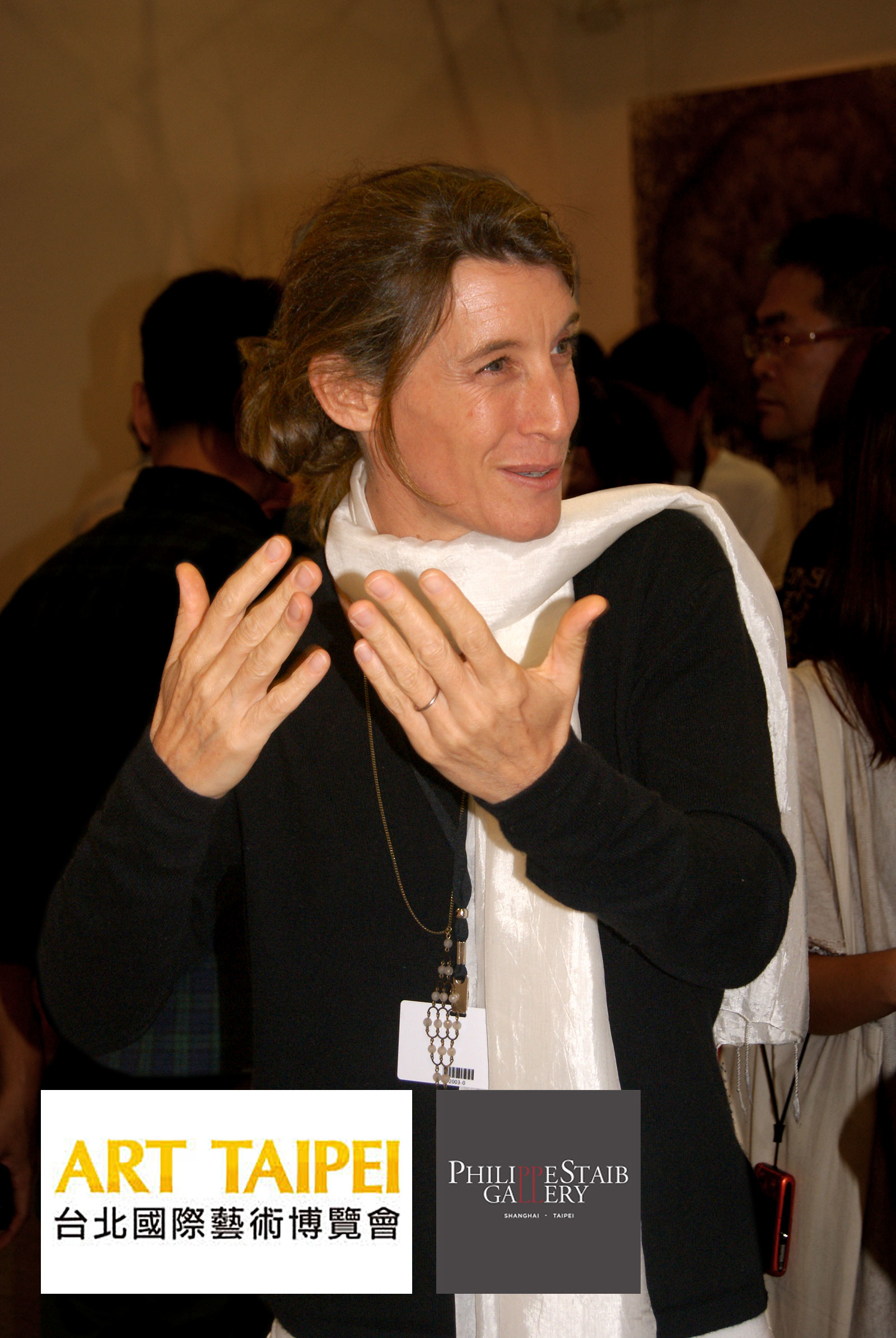 La sculpteure française Val - Valérie Goutard - avec Philippe Staib Gallery à Art Taipei avec Sculptureval