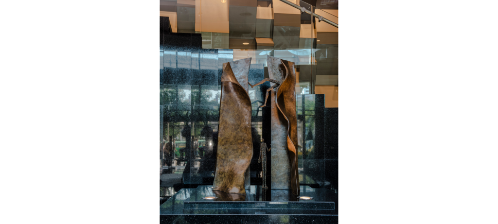 Hide & seek II by French sculptor Val - Valérie Goutard - with Sculptureval at Sofitel Sukhumvit in Bangkok - Thailand