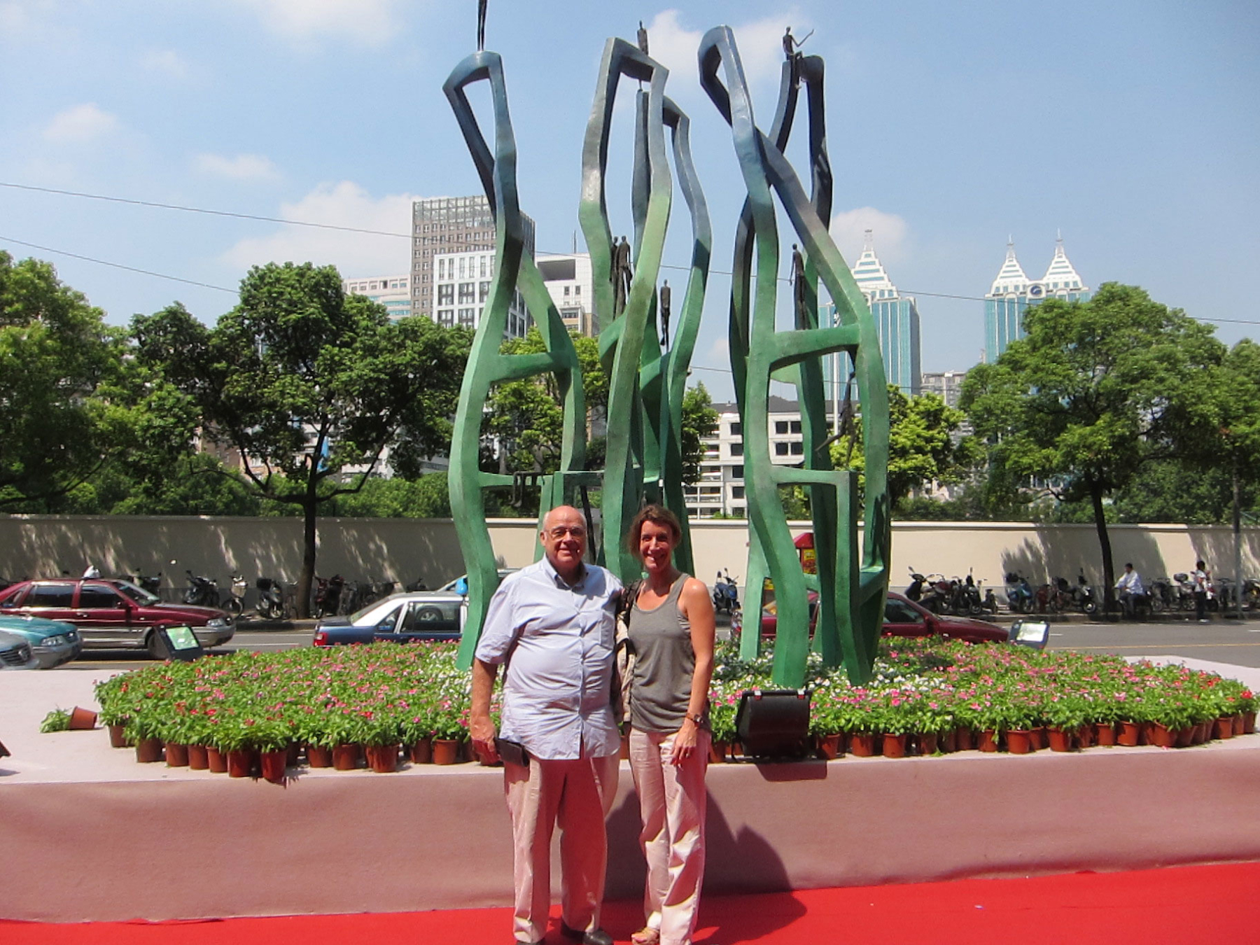 Jing’An Sculpture Park Project pour la sculpteure française Val - Valérie Goutard - à Shanghai avec Sculptureval