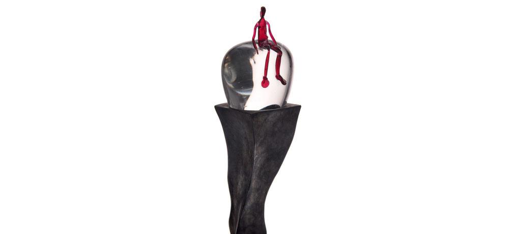 Sur un nuage de la sculpteure française Val – Valérie Goutard – avec Sculptureval & les maîtres verriers Murano