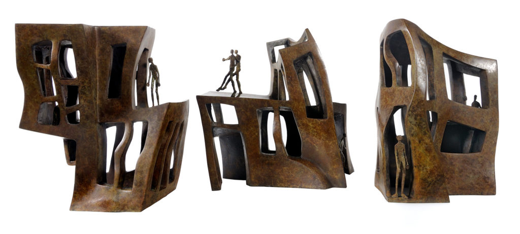 Ville fantastique by French sculptor Val - Valérie Goutard - with Sculptureval