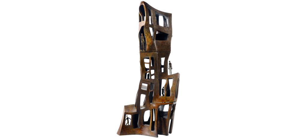 Ville fantastique by French sculptor Val - Valérie Goutard - with Sculptureval