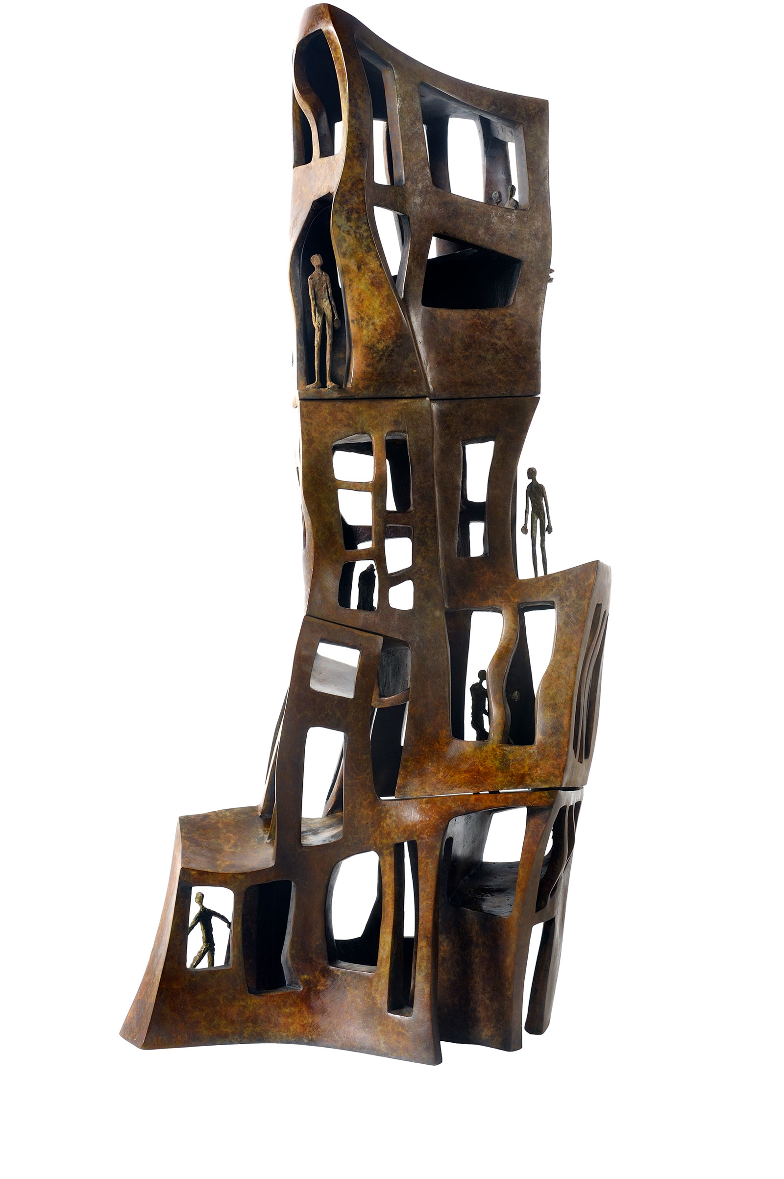 Ville fantastique by French sculptor Val - Valérie Goutard - with Sculptureval