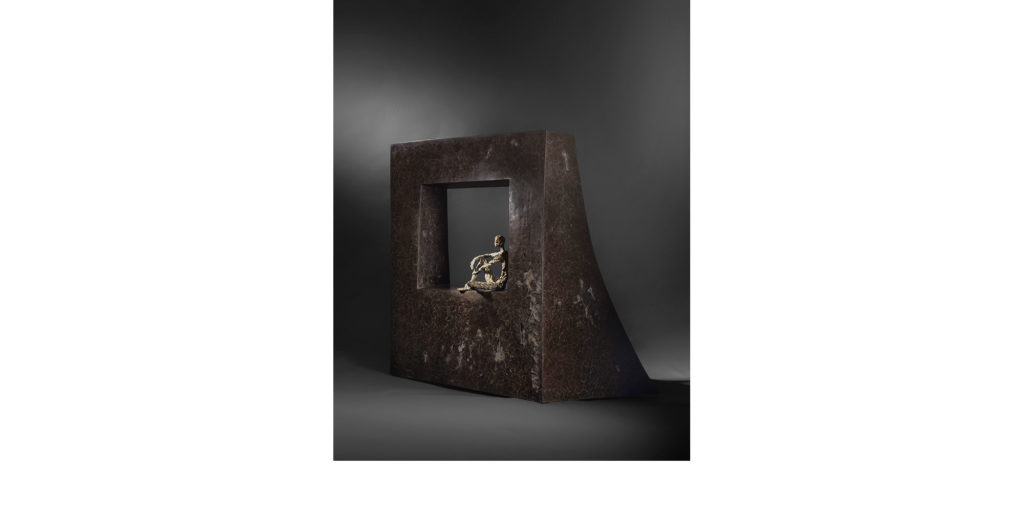 Window III by French sculptor Val - Valérie Goutard - with Sculptureval